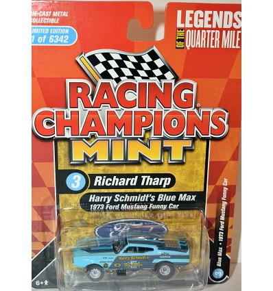 Racing Champions Mint Series - Legends of the Quarter Mile - Harry Schmidt's Blue Max 1972 Ford Mustang Funny Car