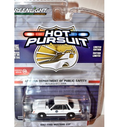 Greenlight Hot Pursuit - Arizona Dept of Public Safety 1982 Ford Mustang SSP