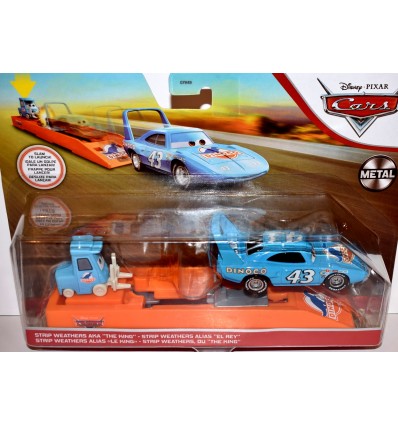 Diseny CARS - The King Plymouth Superbird and Pit Crew set