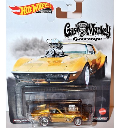 Hot Wheels Premium - Gas Monkey Garage - 1968 Chevrolet C3 Corvette Coupe