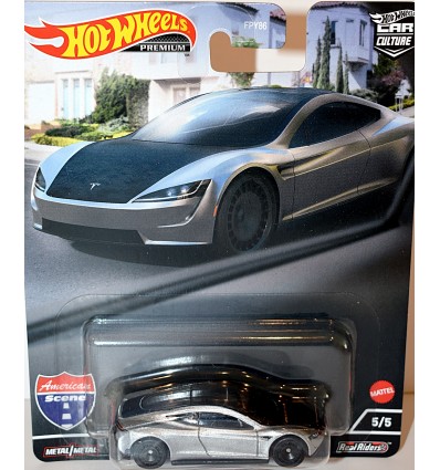 Hot Wheels Premium - Tesla Roadster