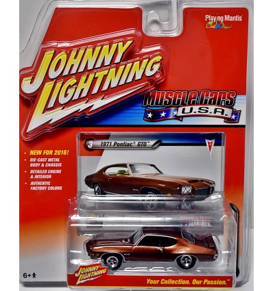 Johnny Lightning Muscle Cars USA - 1971 Pontiac GTO