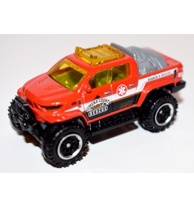 Matchbox - Snow Thrasher - 4x4 Search and Rescue Pickup Truck