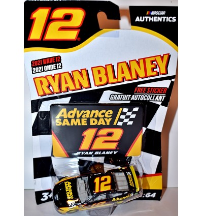NASCAR Authentics - Ryan Blaney Advanced Same Day Ford Mustang