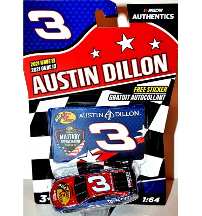 NASCAR Authentics - RCR Racing - Austin Dillon Bass Pro Shops/Tracker Boats Military Appreciation Chevrolet Camaro