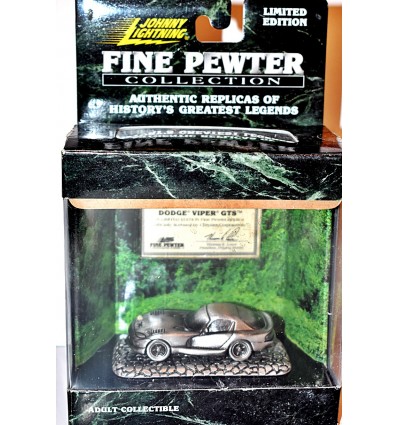Johnny Lightning - Fine Pewter Collection - Dodge Viper GTS