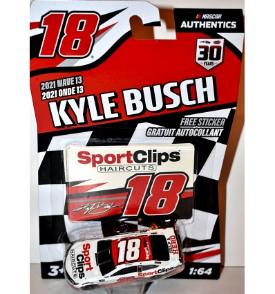 NASCAR Authentics - Joe Gibbs Racing - Kyle Busch Sports ClipsToyota Camry