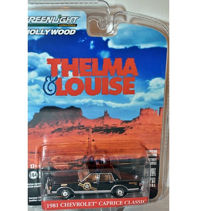 Greenlight Hollywood - Thelma & Louise - 1981 Navajo County Sheriff Chevrolet Caprice Police Car