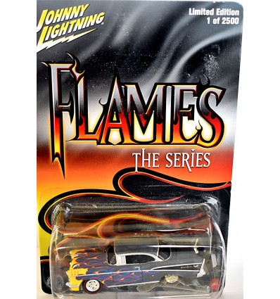 Johnny Lightning Promo - Flames - 1957 Chevrolet Bel Air Hardtop