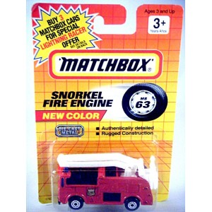 Matchbox - Snorkel Fire Truck