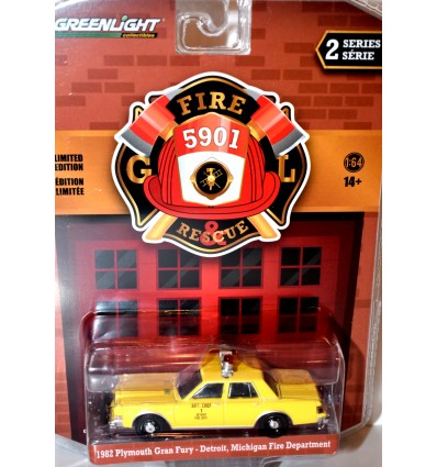 Greenlight Fire & Rescue - Detroit, MI 1982 Plymouth Gran Fury Fire Battalion Chief