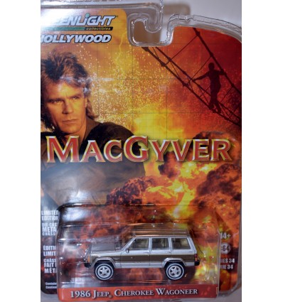 Greenlight Hollywood - MacGyver - 1986 Jeep Cherokee Wagoneer