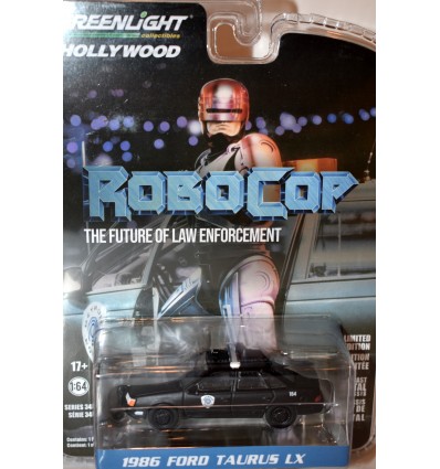 Greenlight Hollywood - RoboCop - Detroit Police 1986 Ford Taurus Police Patrol Car