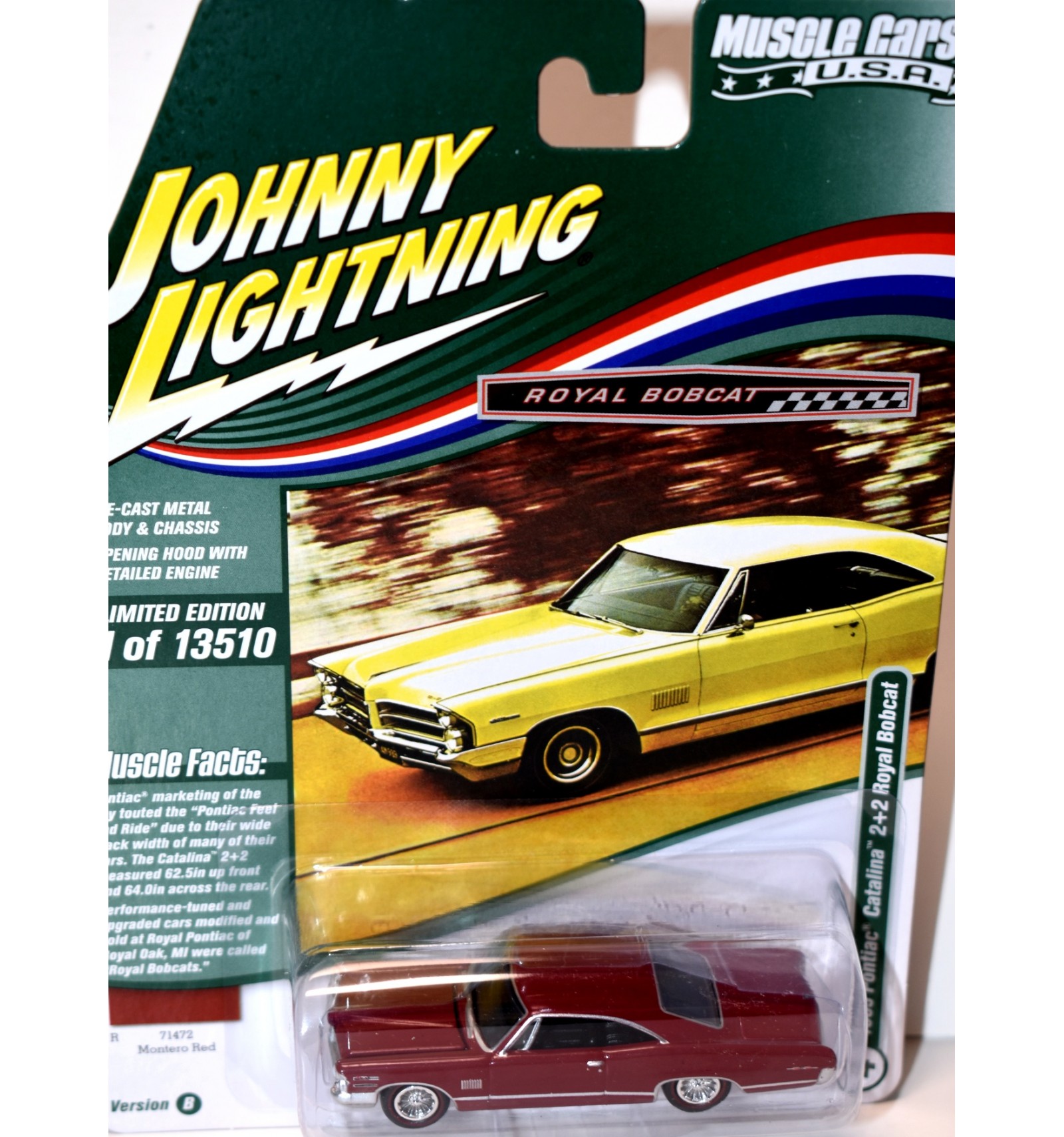 Johnny Lightning Muscle Cars USA - 1965 Pontiac Catalina 2+2 Royal Bobcat -  Global Diecast Direct