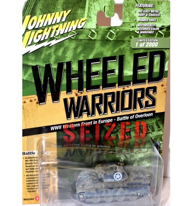Johnny Lightning - Wheeled Warriors - WWII Seized German Panther-G Tank
