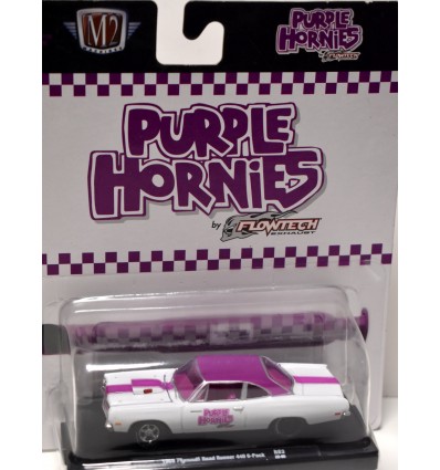M2 Machines Drivers Purple Hornies 1969 Plymouth Road Runner