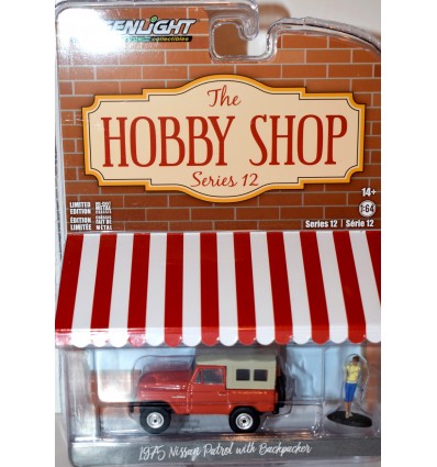 Greenlight Hobby Shop - 1975 Nissan Patrol with a Backpacker