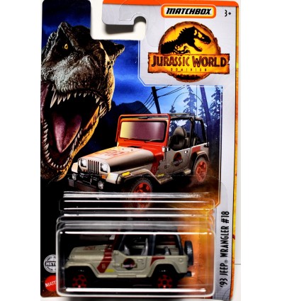 Matchbox Jurassic World Jeep Wrangler