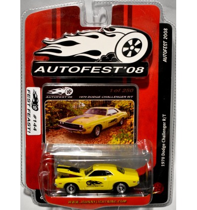 Johnny Lightning Limited Edition Autofest 2008 Dinner Promo 1970 Dodge Challenger 144