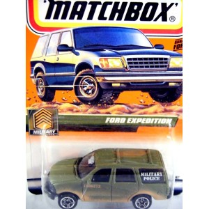 Matchbox 2000 Millennium Logo Chase Series - Ford Explorer Military Police Truck