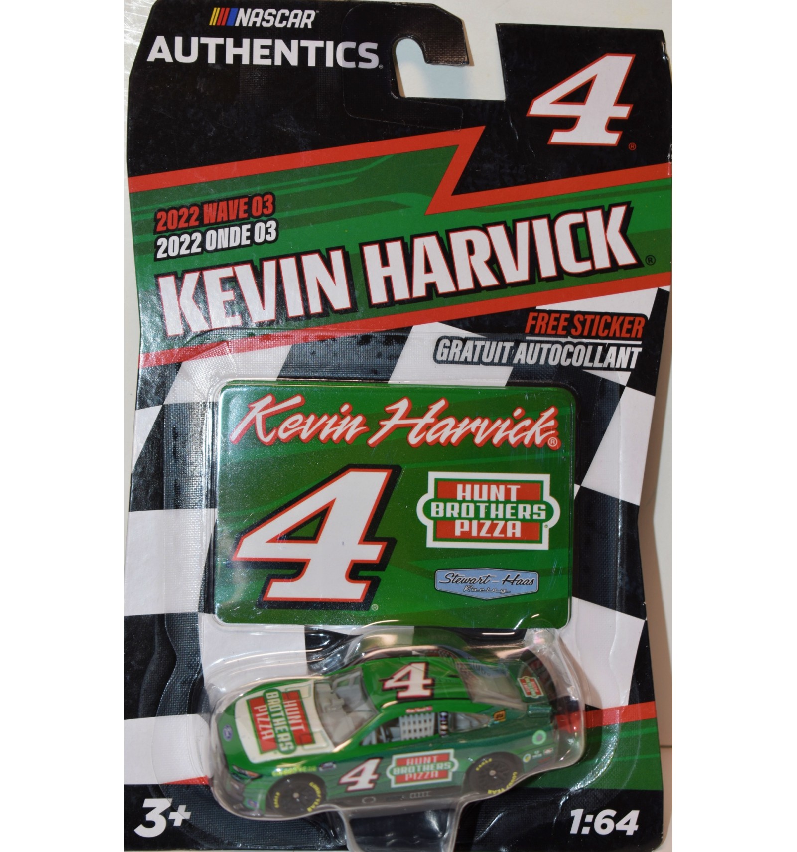 NASCAR Authentics Kevin Harvick Hunt Brothers Pizza Ford Mustang