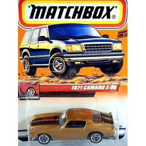 Matchbox 2000 Millennium Logo Chase Series 1971 Chevrolet Camaro Z-28