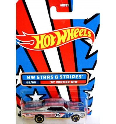 Hot Wheels Stars and Stripes - 1967 Pontiac GTO