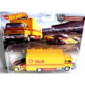 Hot Wheels Car Culture - Team Transport - Shell Oil Racing Porsche 962 & Sprinter Transporter Team