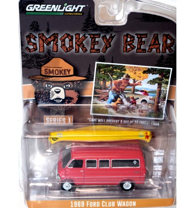 Greenlight - Smokey Bear - 1969 Ford Club Wagon