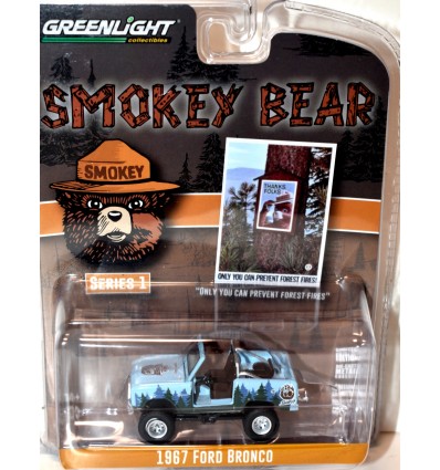 Greenlight - Smokey Bear - 1967 Ford Bronco