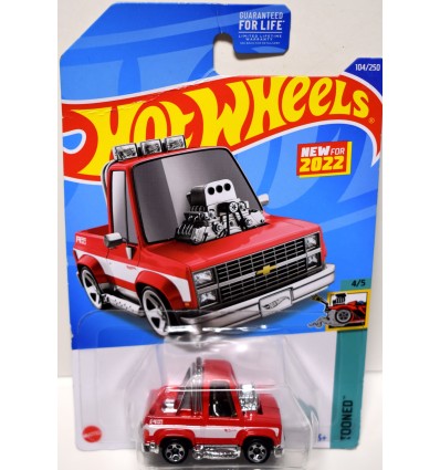 Hot Wheels "Tooned" 1983 Chevrolet Silverado Pickup Truck