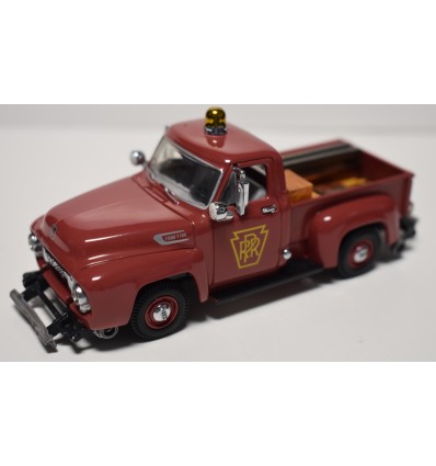 Matchbox Collectibles 1954 Ford F100 - Pennsylvania RailRoad Track Truck with railway wheels