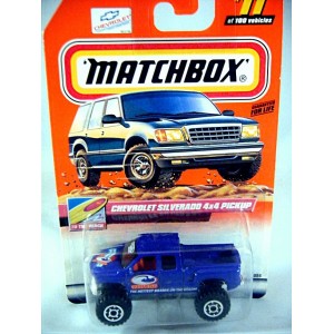 Matchbox 2000 Millennium Logo Chase Series Chevy Silverado 4x4 Crew Cab