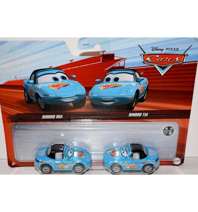 Disney Cars - The Miata Twins set - Dinoco Mia & Tia