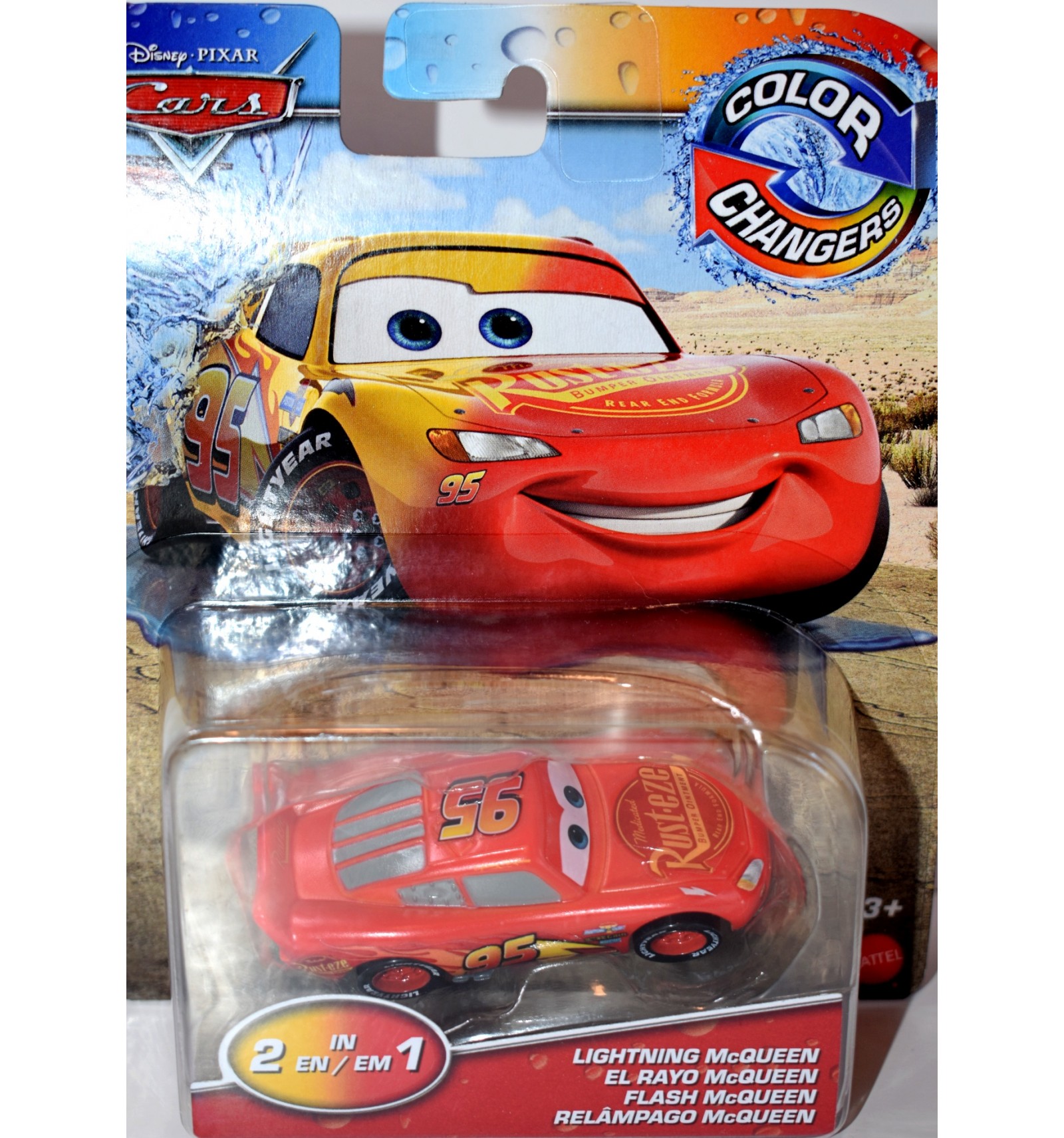 Disney Pixar Cars Color Changers Lightning McQueen
