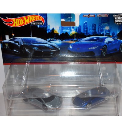 Hot Wheels Premium - Lamborghini Supercar Set