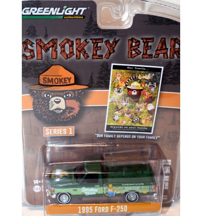 Greenlight - Smokey Bear - 1995 Ford F-250 Pickup Truck