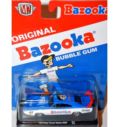 M2 Machines Drivers - Bazooka Bubble Gum 1969 Dodge Daytona Hemi