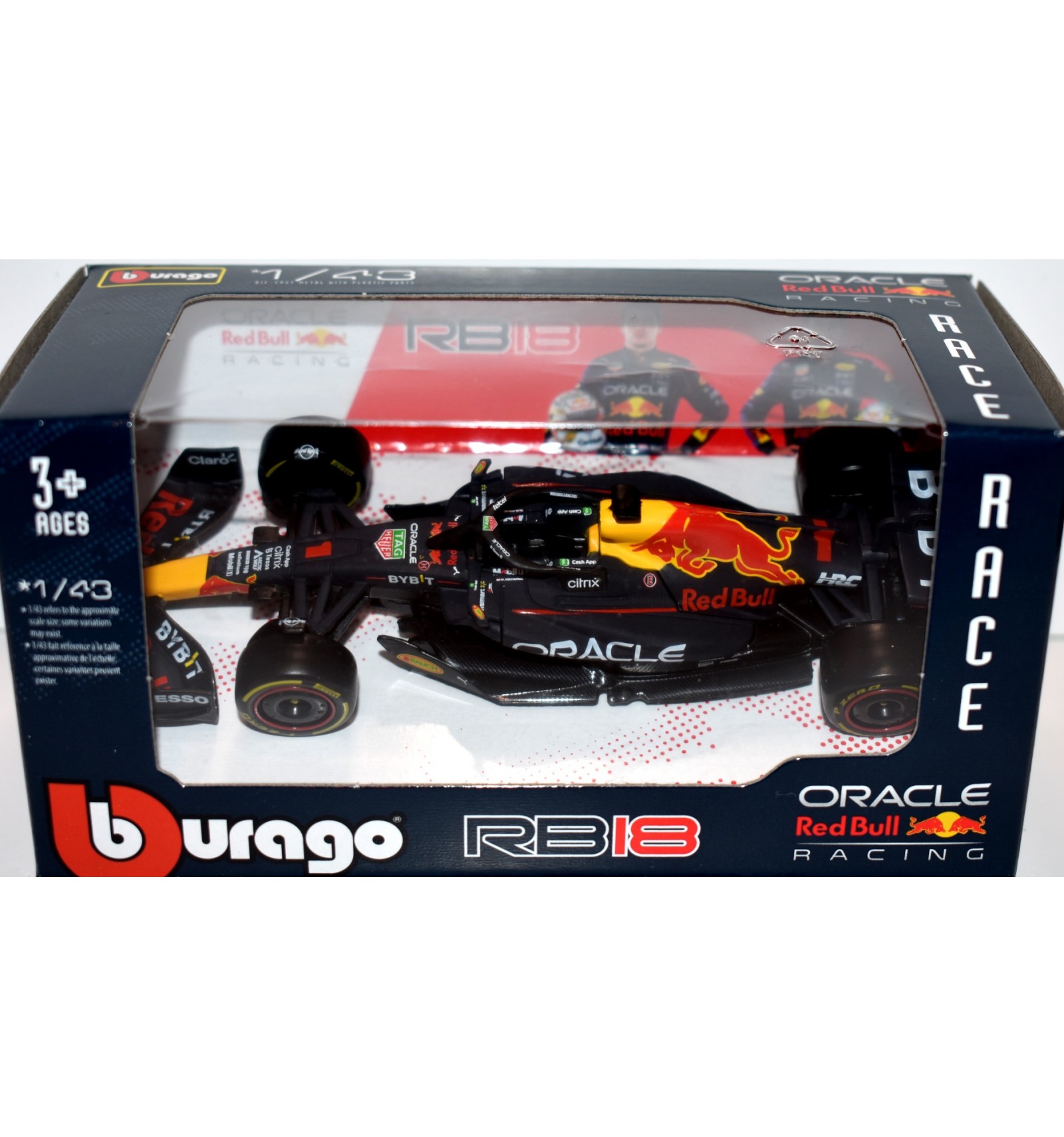 Bburago - Oracle Red Bull RB18 Race Car - Global Diecast Direct