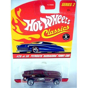 Hot Wheels Classics Plymouth Cuda NHRA Funny Car