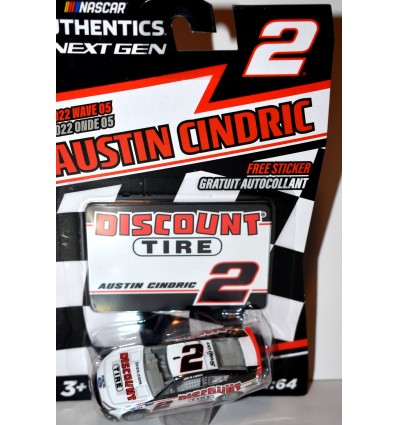 NASCAR Authentics - Austin Cindric Discount Tire Ford Mustang