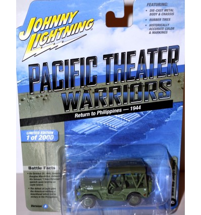 Johnny Lightning - Pacific Theater Warriors - WWII MB Jeep Willys