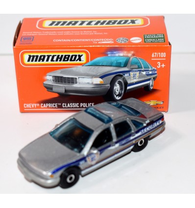 Matchbox Power Grabs Chevrolet Caprice Airport Security Patrol Car