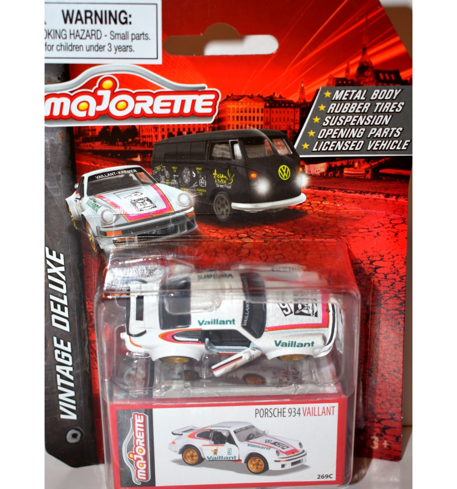 Majorette - Porsche Gift Set (5 Toy Cars) - 5 Car Models (3 each