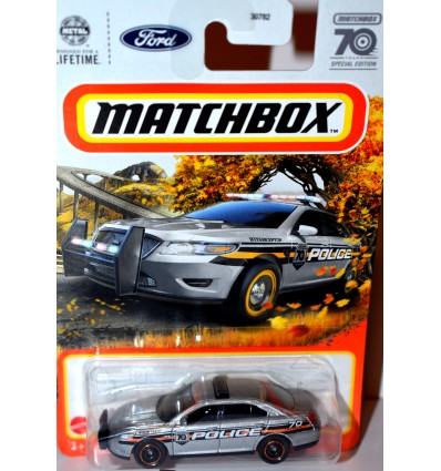 Matchbox - 70th Anniversary Ford Interceptor Police Car