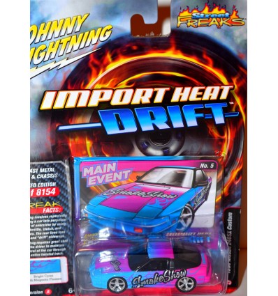 Johnny Lightning Street Freaks - Import Heat Drift - SmokeShow Nissan 240SX Drift Car