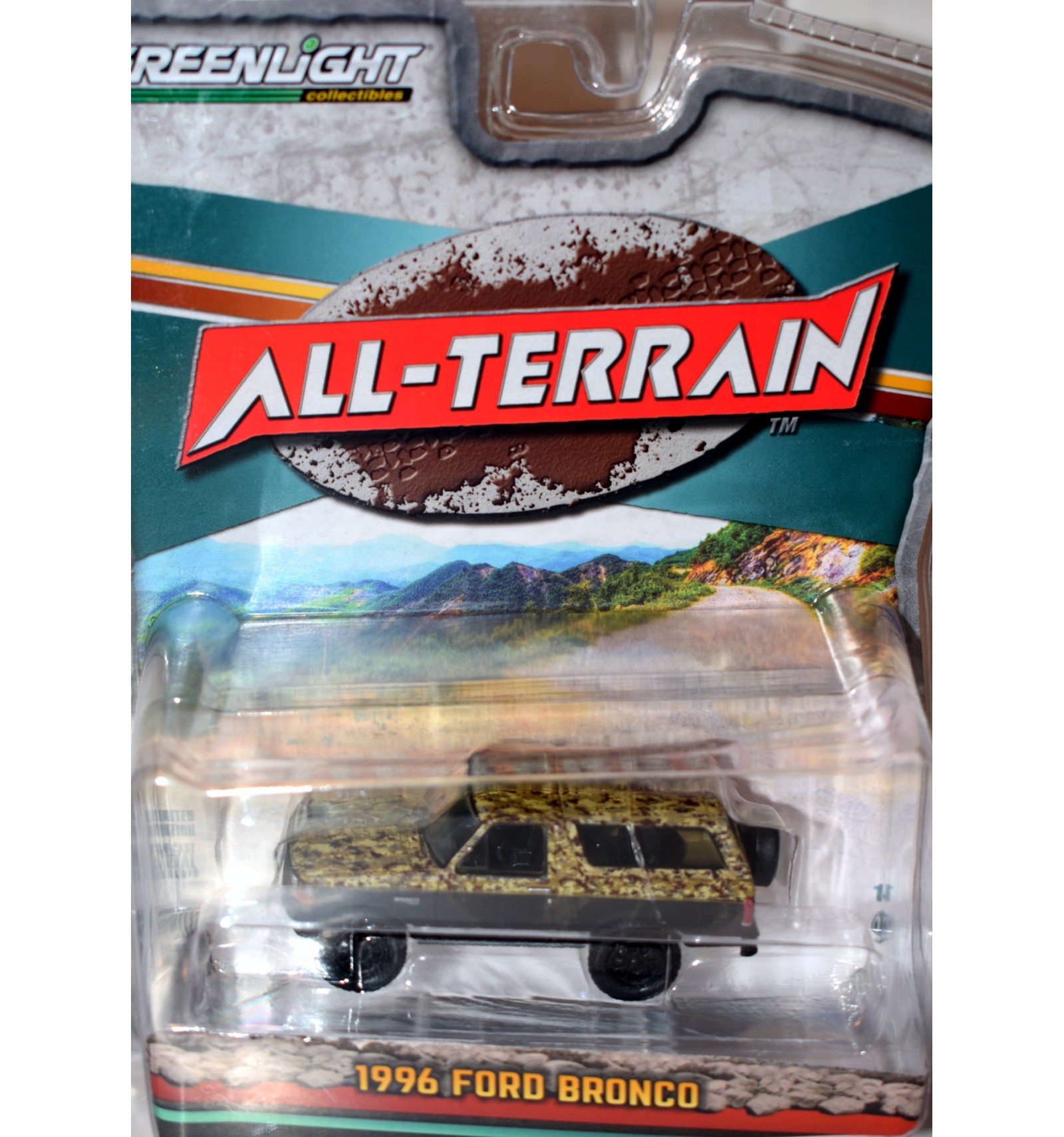 Greenlight - All Terrain - 1996 Ford Bronco Camo - Global Diecast Direct