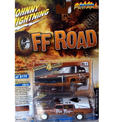 Johnny Lightning Street Freaks - Off Road - Dirt Nap - Cadillac Hearse 4x4