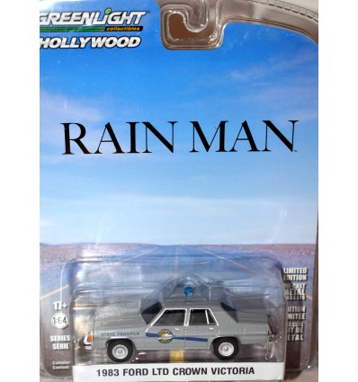 Greenlight Hollywood - Rainman - 1983 Ford LTD Crown Victoria Kentucky State Police Trooper Car
