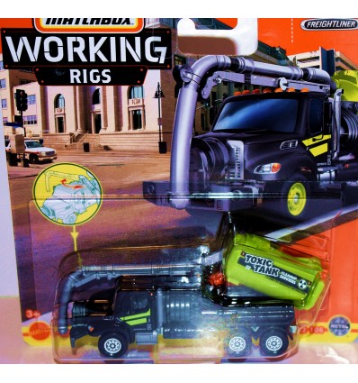 Matchbox Working Rigs - Freightliner M2 106 Toxic Tank Cleanup Truck